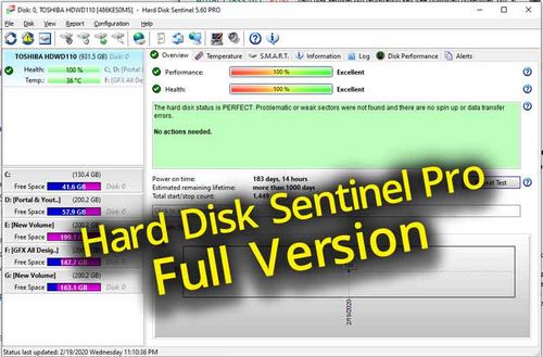 Hard Disk Sentinel 5.70.4 Crack and Serial Key [2021] Disk