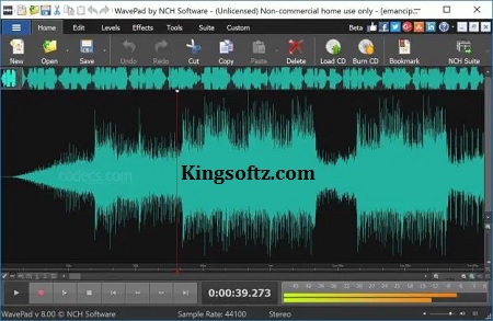 WavePad Sound Editor 17.16 Crack + Serial Key Download 2023 Sound