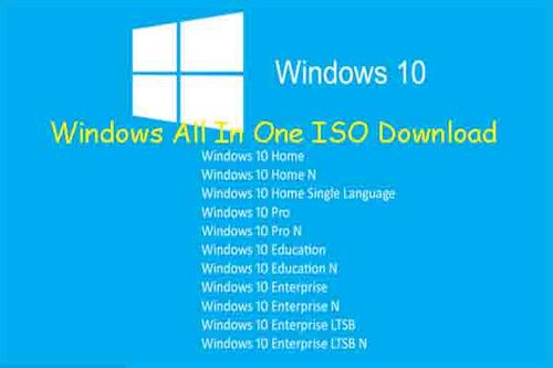 Windows 10 AIO 32/64 Bit ISO Plus Activator Free Download Windows