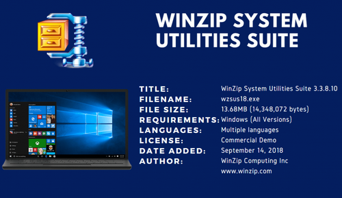 Winzip System Utilities Suite 3 Free Download - Crack World - All Crack World System